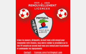 Renouvellement des Licences