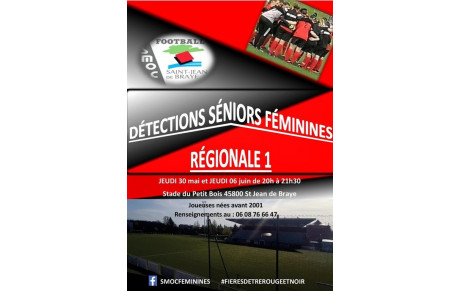 Détections Seniors Féminines 