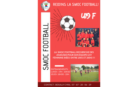 Recherche joueuses U19 Féminines 