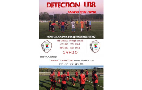 Détection U18 Régional 