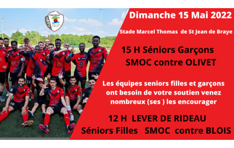 DIMANCHE 15 MAI 2022 STADE MARCEL THOMAS