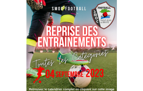 🔴⚫ Le planning de reprise de l'entrainement toutes catégories