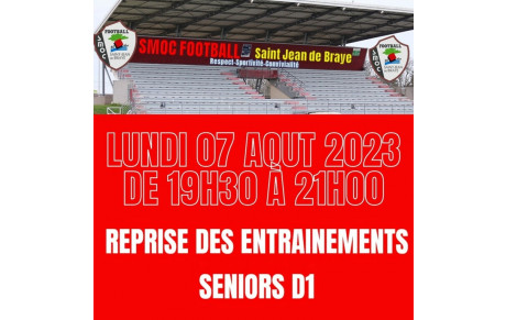 🔴⚫ Reprise de l'entraînement pour nos Séniors D1 ! 